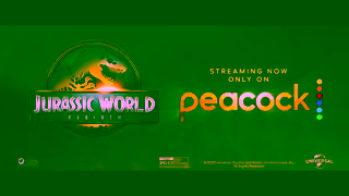 Peacock Jurassic World Rebirth Streaming Now Only On Peacock Ad Commercial Brand Imagery Photoshoot 2