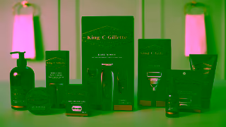 Gillette King C Gillette is an AwardWinning Lineup of Tools and Facial Hair Care Products Ad Commercial Brand Imagery Photoshoot 2