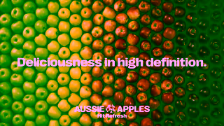 Aussie Apples Aussie Apples Hit Refresh  Deliciousness in high definition Ad Commercial Brand Imagery Photoshoot 2