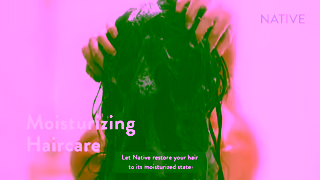 NATIVE Cosmetics Bathrodite Hair 15s Moisture Clean 2 Ad Commercial Brand Imagery Photoshoot 1