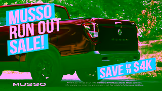 KGM SsangYong KGM SsangYong Musso MY24 Run Out Sale 30s Ad Commercial Brand Imagery Photoshoot 0