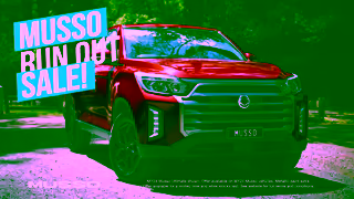 KGM SsangYong KGM SsangYong Musso MY24 Run Out Sale 30s Ad Commercial Brand Imagery Photoshoot 2