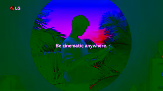 LG Electronics 2024 LG CineBeam Q Light Drawing Quality cinema life in Q LG Ad Commercial Brand Imagery Photoshoot 2