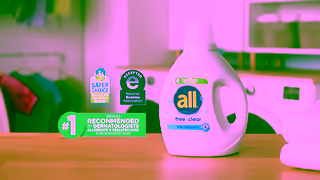 All Laundry all free clear 100Free of Dyes Perfumes 6 Ad Commercial Brand Imagery Photoshoot 2