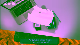 Benify Personalized Employee Support Powered by AI Ad Commercial Brand Imagery Photoshoot 2