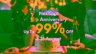 FlexiSpot Cheers to FlexiSpots 8th anniversary endless offers await you Ad Commercial Brand Imagery Photoshoot 2