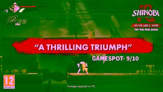 SEGA Shinobi Launch 16x9 15s Multi OutNow EN PEGI12 IGN 1 Ad Commercial Brand Imagery Photoshoot 0