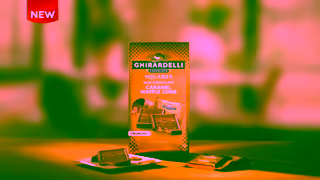 Ghirardelli Milk Chocolate Caramel Waffle Cone SQUARES Ghirardelli Chocolate Company Ad Commercial Brand Imagery Photoshoot 2