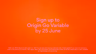 Origin Energy Electricity with a 100 bill credit Thats useful Ad Commercial Brand Imagery Photoshoot 1