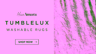 Miss Amara Green Checkered Washable Rug I Miss Amara Ad Commercial Brand Imagery Photoshoot 2