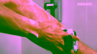 Manscraped Ditch The Loofah Get MANSCAPEDs Body Buffer Ad Commercial Brand Imagery Photoshoot 1
