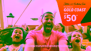 Jetstar Jetstars 21st Birthday Sale on now Ad Commercial Brand Imagery Photoshoot 1