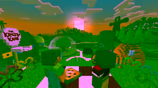 Minecraft SpongeBob Ad Commercial Brand Imagery Photoshoot 2