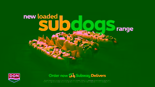 Subway New Loaded SubDogs range is HERE Get em while theyre hot dogs Ad Commercial Brand Imagery Photoshoot 2