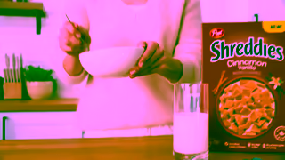 Post Foods Cinnamon Vanilla Flavoured Shreddies Ad Commercial Brand Imagery Photoshoot 2