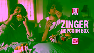 KFC KFCs Zinger Popcorn Box Ad Commercial Brand Imagery Photoshoot 2