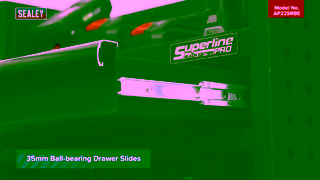 SEALEY Tools Sealey AP22SRBE Power Tool Storage Rack with Drawer Power Bar Workshop Organisation Ad Commercial Brand Imagery Photoshoot 1