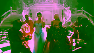 Menulog Menulog Christina Aguilera and Latto switching styles from Opera to Rap Ad Commercial Brand Imagery Photoshoot 0