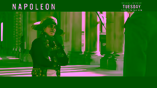 Sony Pictures NAPOLEON Genius In Theaters Tuesday Ad Commercial Brand Imagery Photoshoot 2