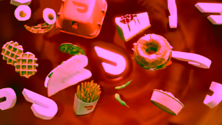 DoorDash Gote aux tropiques maintenant Obtiens 30 de rabais sur tes commandes de 20 et plus Ad Commercial Brand Imagery Photoshoot 0