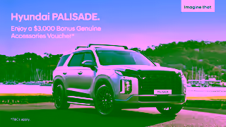 Hyundai Hyundai PALISADE 3000 Bonus Genuine Accessories Voucher Ad Commercial Brand Imagery Photoshoot 1