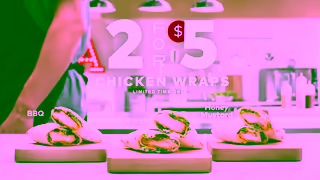 Arby's Arbys 2 for 5 Chicken Wraps Bonus Flavor 15 Ad Commercial Brand Imagery Photoshoot 1