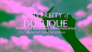 University of Dubuque Master of Business Administration MBS Aviation Specialization Ad Commercial Brand Imagery Photoshoot 2