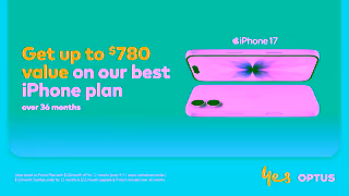 Optus Optus OPT0664 PT AED SAL iPhone17 Launch Base DGEN VID 1920x1080 15s Ad Commercial Brand Imagery Photoshoot 2