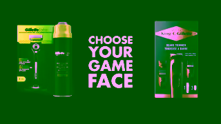 Gillette CHOOSE YOUR GAME FACE Team Smooth vs Team Styled Ad Commercial Brand Imagery Photoshoot 2