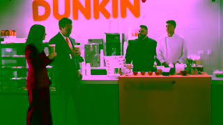 Dunkin Donuts DunkinTerns Culinary Briefing ft Will Arnett Corporate Natalie Nick DiGiovanni Dunkin Dan Ad Commercial Brand Imagery Photoshoot 1
