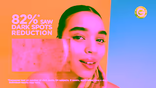 Garnier ew Garnier Vitamin C Daily Tinted Fluid to help reduce dark spots Ad Commercial Brand Imagery Photoshoot 2