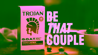 Trojan Condoms Be That Couple with Trojan GOATs New Soft Flexible NonLatex Condoms Ad Commercial Brand Imagery Photoshoot 2