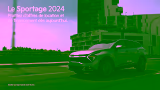 KIA Le Sportage 2024 Offres exceptionnelles la location Offert en version essence hybride et PHEV Ad Commercial Brand Imagery Photoshoot 2