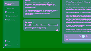 AirCall AI Starter Package Call summaries key topics talktolisten ratio Ad Commercial Brand Imagery Photoshoot 0