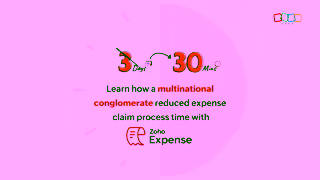 Zoho Learn how a multinational conglomerate reduced expense claim process time with Zoho Expense Ad Commercial Brand Imagery Photoshoot 2