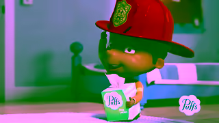 Puffs Tissues Puffs Plus Lotion Tissues Commercial Theo the Firefighter 15s Ad Commercial Brand Imagery Photoshoot 2