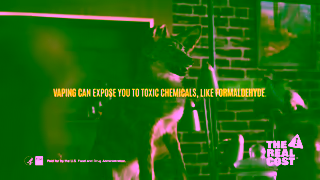The Real Cost Take it from a taxidermied critter Vaping formaldehyde is no good The Real Cost Ad Commercial Brand Imagery Photoshoot 1