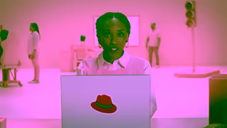 Red Hat Red Hat Update features faster on an open hybrid cloud platform Ad Commercial Brand Imagery Photoshoot 1
