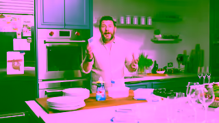 Finish Manu Feildel simply amazed with Finish Rinse Shine Aid Ad Commercial Brand Imagery Photoshoot 2