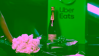 Uber Eats Uber Eats x Money Can Buy You Class And Last Minute Gifts Uber Eats Ad Commercial Brand Imagery Photoshoot 1