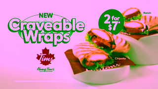 Tim Hortons Craveable Wraps 6s Bumper Ad Commercial Brand Imagery Photoshoot 1