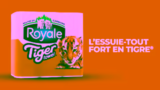 ROYALE Lessuietout Royale Tiger Towel FORT EN TIGRE mme humide Ad Commercial Brand Imagery Photoshoot 3