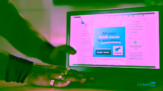 LinkedIn Ads Purple SaaS 15 Ad Commercial Brand Imagery Photoshoot 1