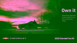 Chevrolet ROCYouTube Video Views2025Trax2RSFuel EfficiencyBrandEN59169 Ad Commercial Brand Imagery Photoshoot 1