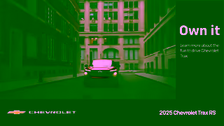 Chevrolet ROCYouTube Video Views2025Trax2RSFuel EfficiencyBrandEN59169 Ad Commercial Brand Imagery Photoshoot 2