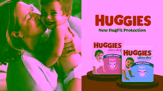 Huggies HUGGIES Ultra Dry Nappy Pants featuring HugFit Protection for better than ever coverage 6s Ad Commercial Brand Imagery Photoshoot 2