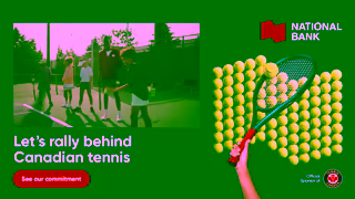 National Bank of Canada National Bank Tennis 2024 Ad Commercial Brand Imagery Photoshoot 1
