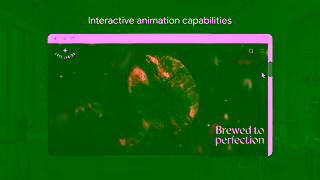 Google Reimagine the web with scrolldriven animations Ad Commercial Brand Imagery Photoshoot 0