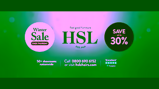 HSL Chairs Winter Sale 30s DRTV Ends Thursday Ad Commercial Brand Imagery Photoshoot 2