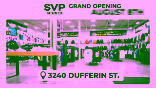 SVP Sports SVP Sports Dufferin Orfus Grand Opening August 8th For more info visit svpsportsca Ad Commercial Brand Imagery Photoshoot 0